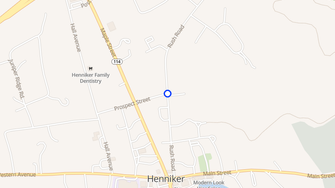 Map for Henniker Properties - Henniker, NH