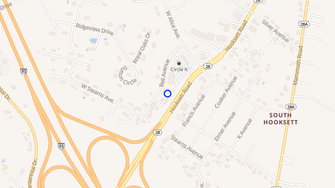 Map for Firebird Motel - Hooksett, NH