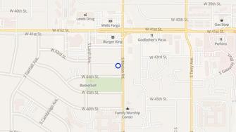 Map for Meadowland Apartments - Sioux Falls, SD