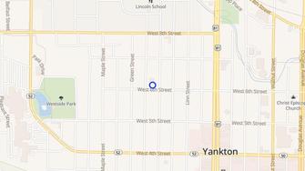 Map for Lincoln Arms Apartments - Yankton, SD