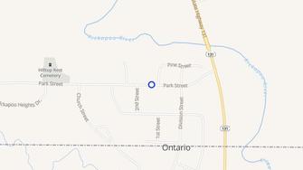 Map for Ontario Elderly Housing - Ontario, WI