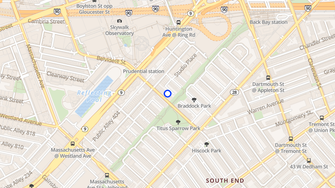 Map for Copley House - Boston, MA