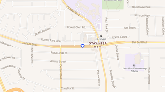 Map for Del Sol Apartments - San Diego, CA