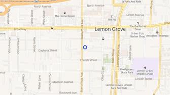 Map for Buena Vista Palms - Lemon Grove, CA