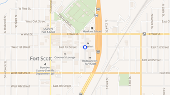Map for Orange Grove Apartments - Fort Scott, KS