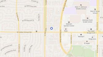 Map for Casa Verde Apartments - Phoenix, AZ