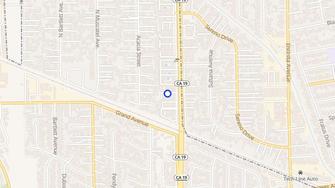 Map for Rose Villa Apartments - San Gabriel, CA