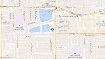 Map for Daisy Apartments - Covina, CA