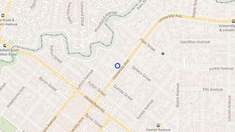 Map for University Garden Apartments - Palo Alto, CA