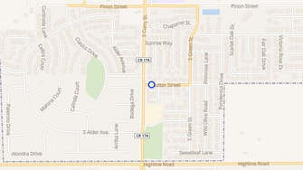Map for Sierra Ridge Apartments - Tehachapi, CA