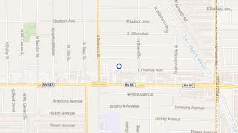 Map for Thomas Apartments - North Las Vegas, NV