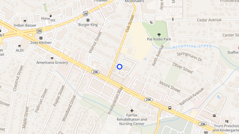 Map for Oak Knoll Apartments - Fairfax, VA