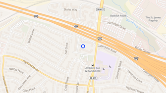 Map for Chelsea Square Apartments - Springfield, VA