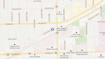 Map for D-Lux Motel - Oak Lawn, IL