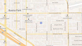 Map for Diamond Crest Apartments - Buena Park, CA