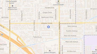 Map for Woodglen Apartments  - Buena Park, CA