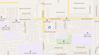 Map for Palmilla Villas - Anaheim, CA