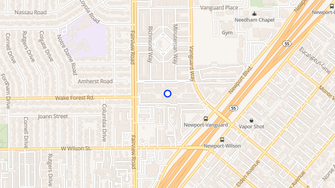 Map for Pinecreek Apartments - Costa Mesa, CA