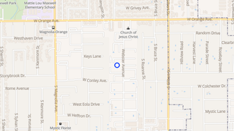 Map for Villa San Angelo Apartments - Anaheim, CA