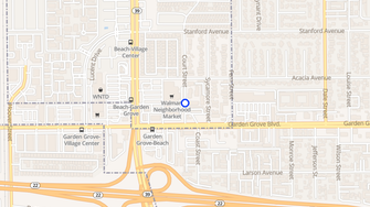 Map for West Creek Apartments - Garden Grove, CA
