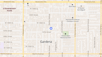 Map for Denker Avenue Apartments - Gardena, CA