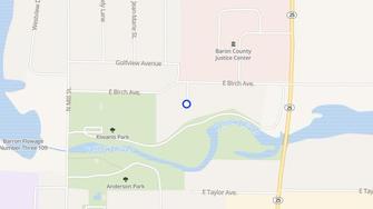 Map for Nickel River Apartments - Barron, WI