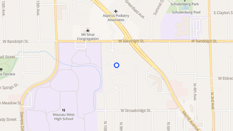 Map for Diamond View Apartments - Wausau, WI