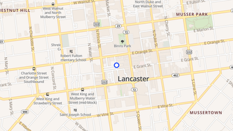Map for Central Market Mall Association - Lancaster, PA