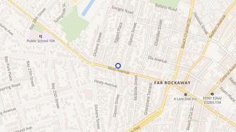 Map for Rachel Arms Apartments - Far Rockaway, NY