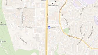 Map for Kingsborough Apartments - Colorado Springs, CO