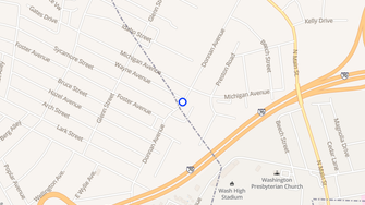 Map for Northgate-Westgate Apartments - Washington, PA