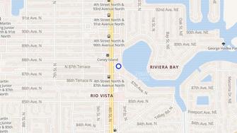 Map for Sunlit Cove Apartments - Saint Petersburg, FL