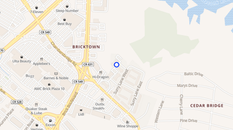 Map for Brick Estates - Brick Township, NJ