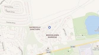 Map for Brooklawn Gardens - Parlin, NJ