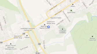 Map for Church Manor Apartments - Smithfield, VA