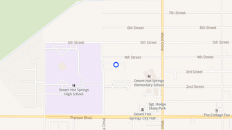 Map for Casa West Apartments - Desert Hot Springs, CA