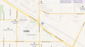 Map for Emerald Place - Indio, CA