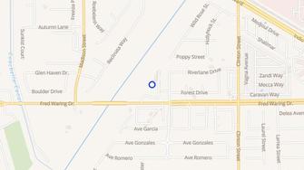 Map for Indigo View Apartments - Indio, CA