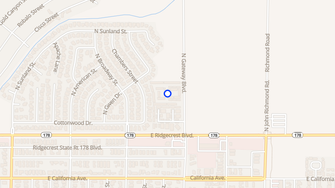 Map for Gateway Villa Apartments - Ridgecrest, CA