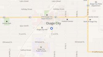 Map for Park Place - Osage City, KS
