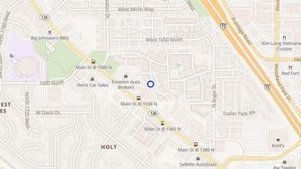 Map for Autumn Hills Apartments - Layton, UT