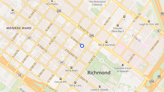 Map for Creek Wood Townhomes - Richmond, VA