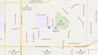 Map for Pleasant Valley Apartments - Oxnard, CA