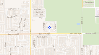 Map for Newporter Apartments - Lancaster, CA