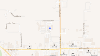 Map for Cedarwood Senior Apartments - Flushing, MI
