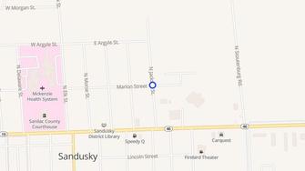 Map for Brookfield II Apartments - Sandusky, MI