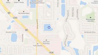 Map for Bayou Crossing Apartments - Riverview, FL