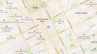 Map for Mid City Towers - Erie, PA