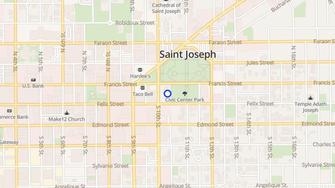 Map for Wesley Senior Tower - Saint Joseph, MO