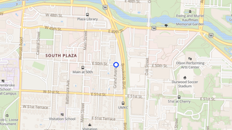 Map for Tropicana Apartments - Kansas City, MO